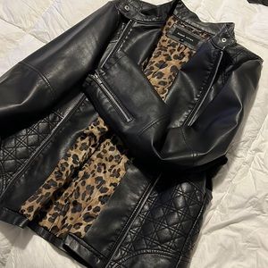 Faux Leather Jacket
